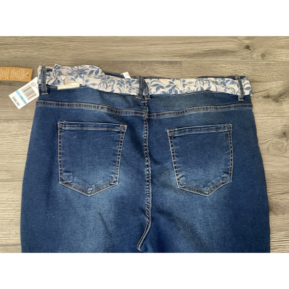 Angels Forever Young Everluxe Classic Convertible High-Rise Skinny Jeans size 20 - Picture 8 of 8